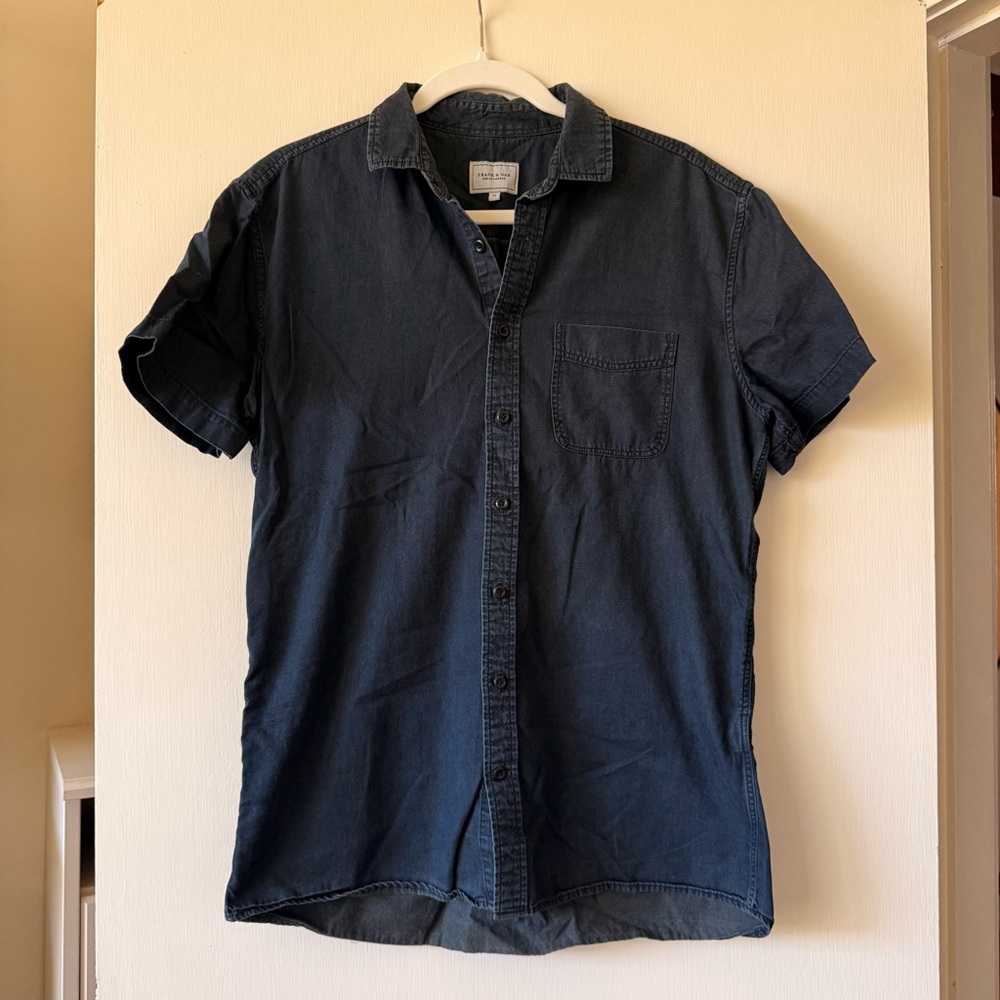 Men's Short Sleeve Button down Shirt